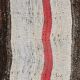 6x7 Natural White & Brown Kilim Rug, 183x212Cm
