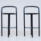 Pair of Fritz Hansen stools by Niels Gammelgaard with Lars Mathiesen 1987