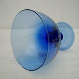 Set of 6 dessert cups in blown glass