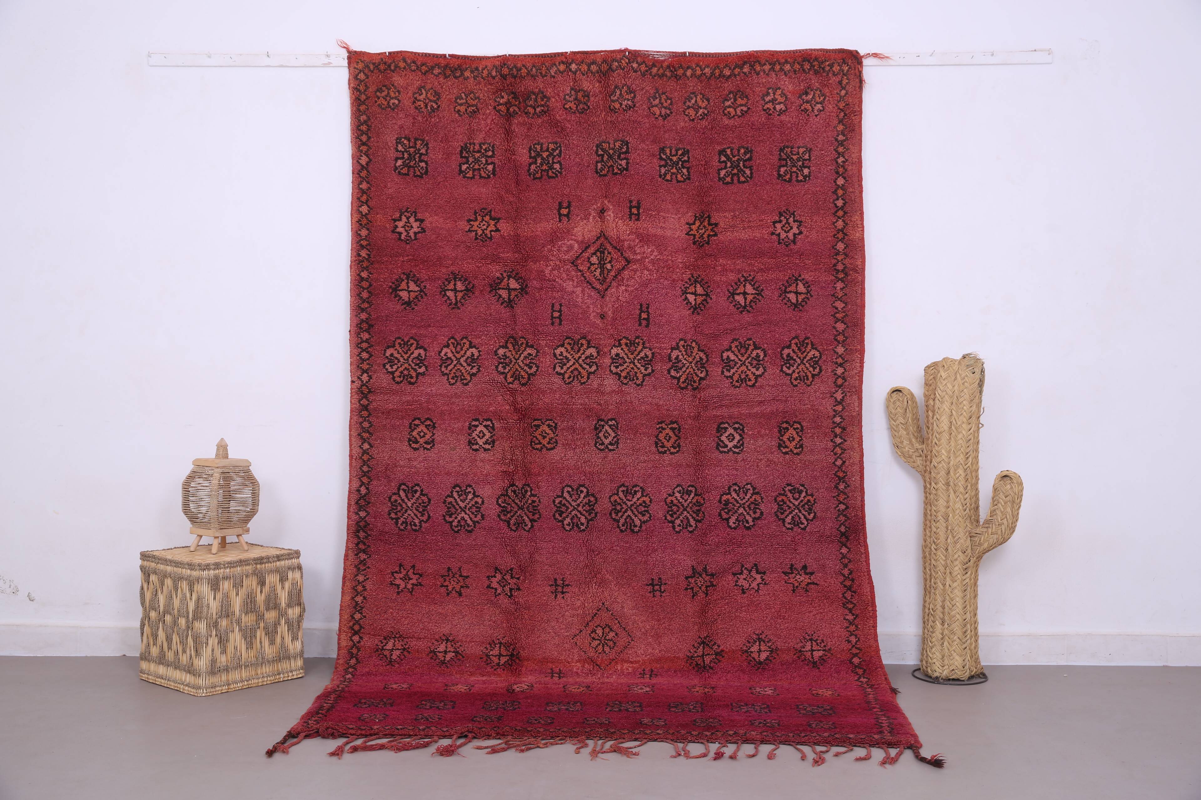 Vintage Moroccan Rug 171 x 275 cm - Berber Wool Rug - Handmade Rug Bohemian
