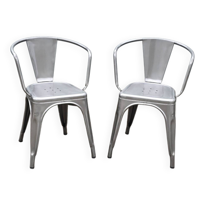 Paire de fauteuils de jardin Tolix