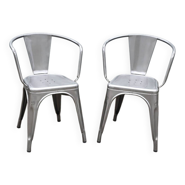 Paire de fauteuils de jardin Tolix