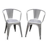 Paire de fauteuils de jardin Tolix