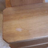 Solid oak bookcase magazine holders 80s