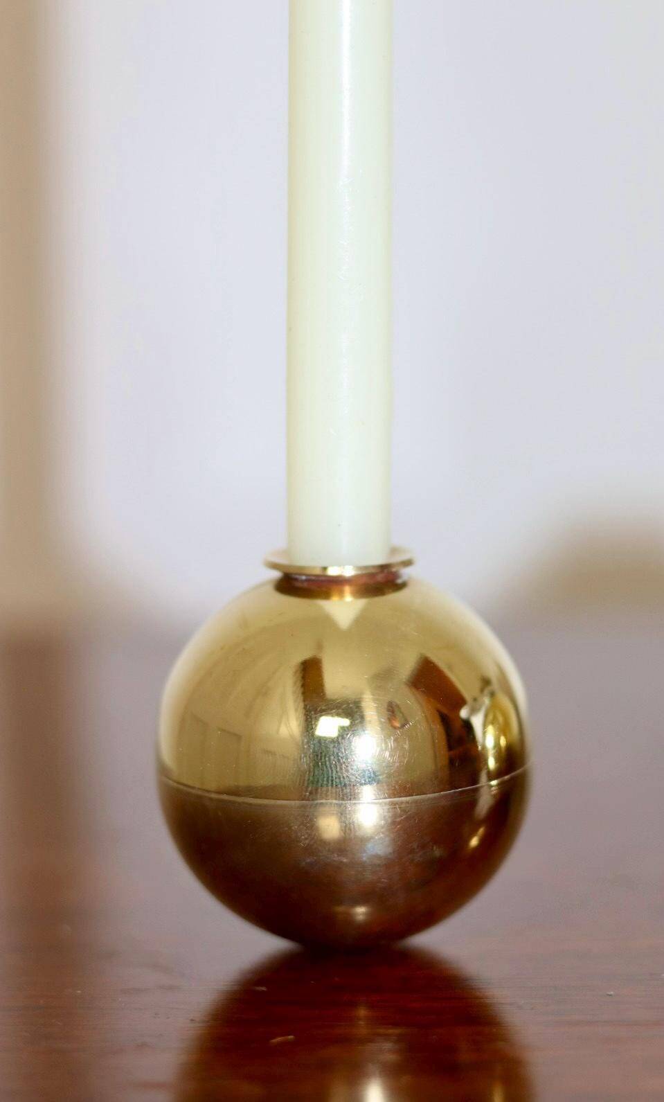 Pair of Candleholders by Pierre Forssell for Skultuna