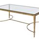 Coffee table in iron by Roger Thibier for the Ramsay house.