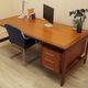 Bureau en teck par Jensen & Valeur pour Munch, Danemark, années 1960.