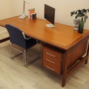 Teak desk by Jensen & Valeur for Munch, Denmark, 1960s.
