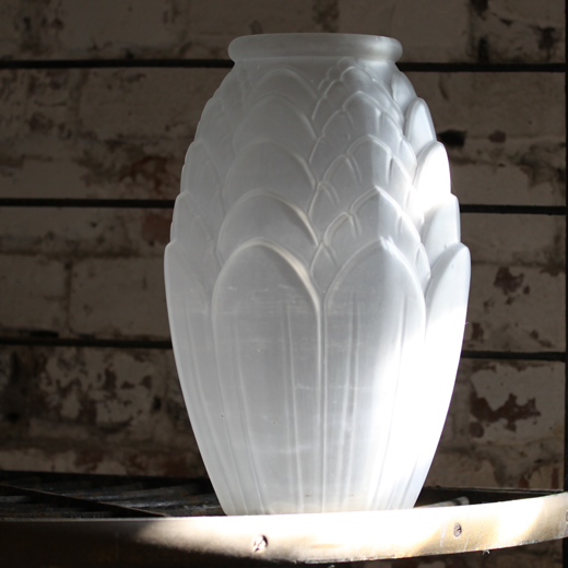 GLASS VASE MOULD 30 CM-ART DECO-1930