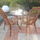 Rattan garden furniture / vintage 60s-70s