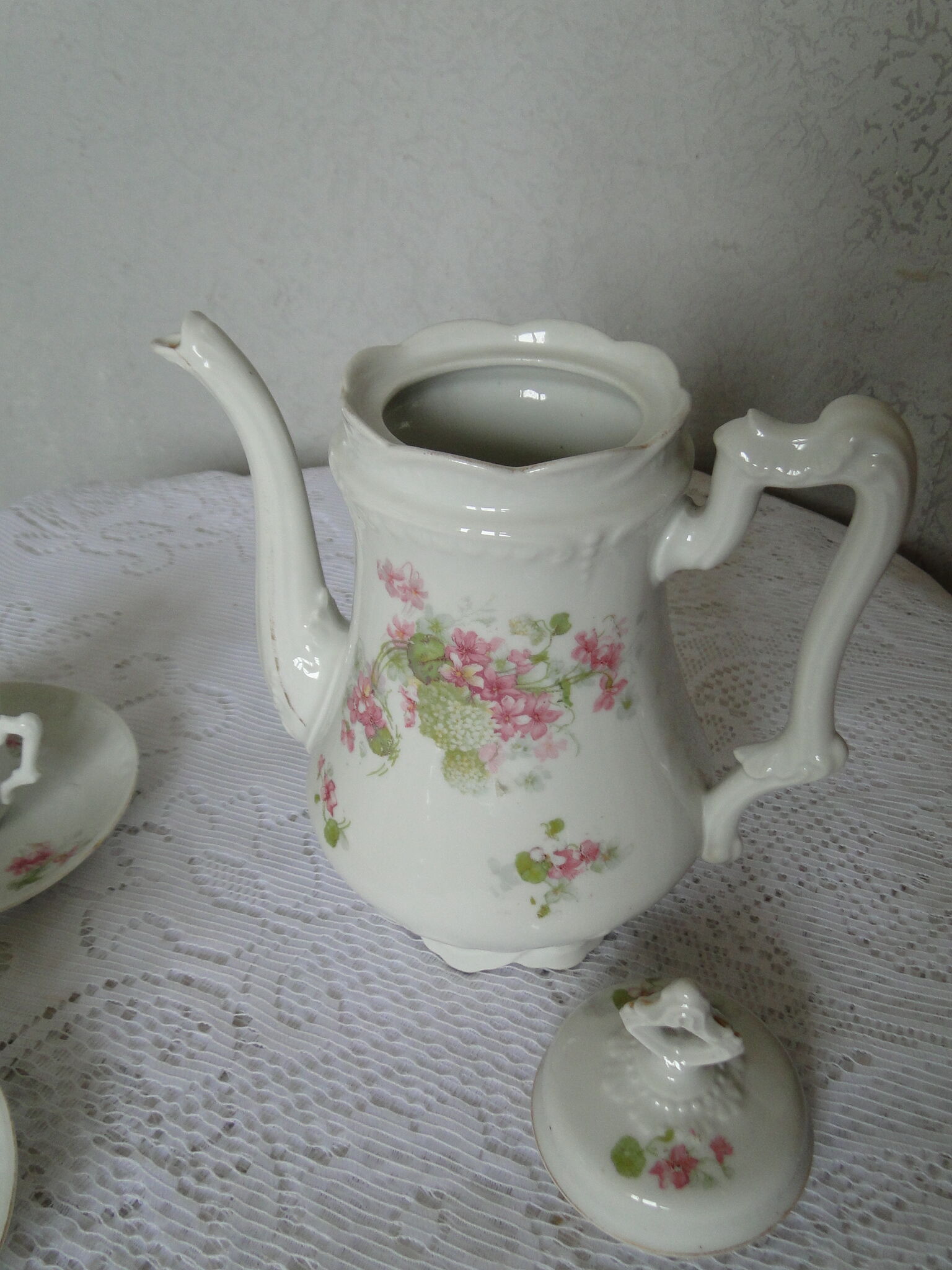 Limoges porcelain coffee service