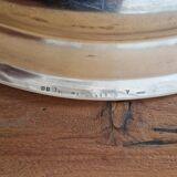 Christofle - Oval serving platter model Crossed Ribbons in silver-plated metal