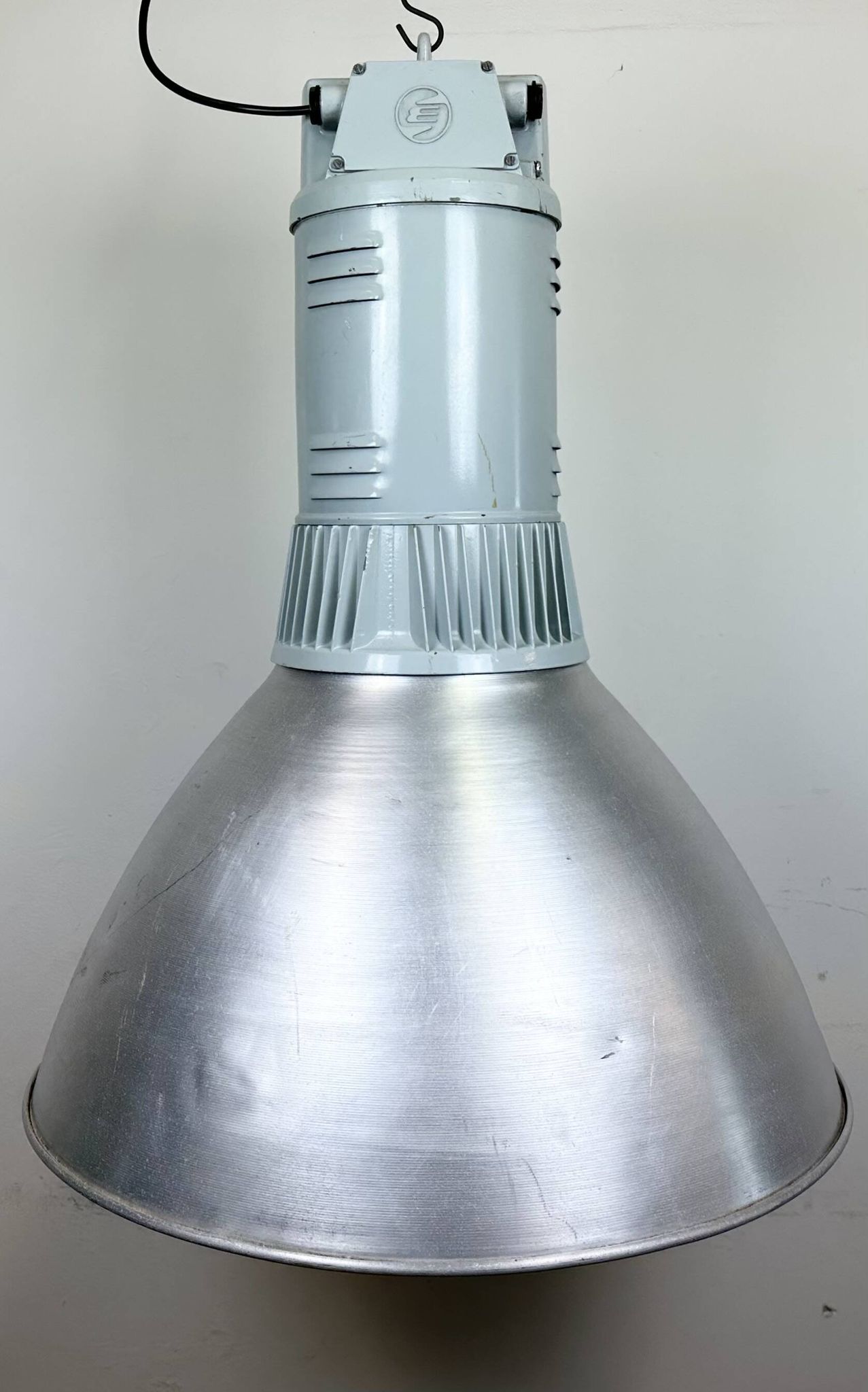 Large Industrial Aluminium Pendant Light from Elektrosvit, 1960s