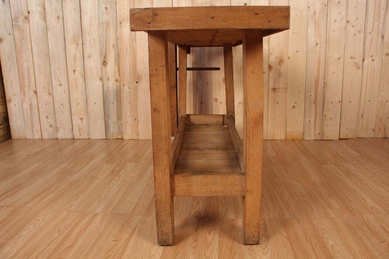 Former beech industrial workbench