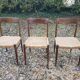 3 Scandinavian Moller chairs