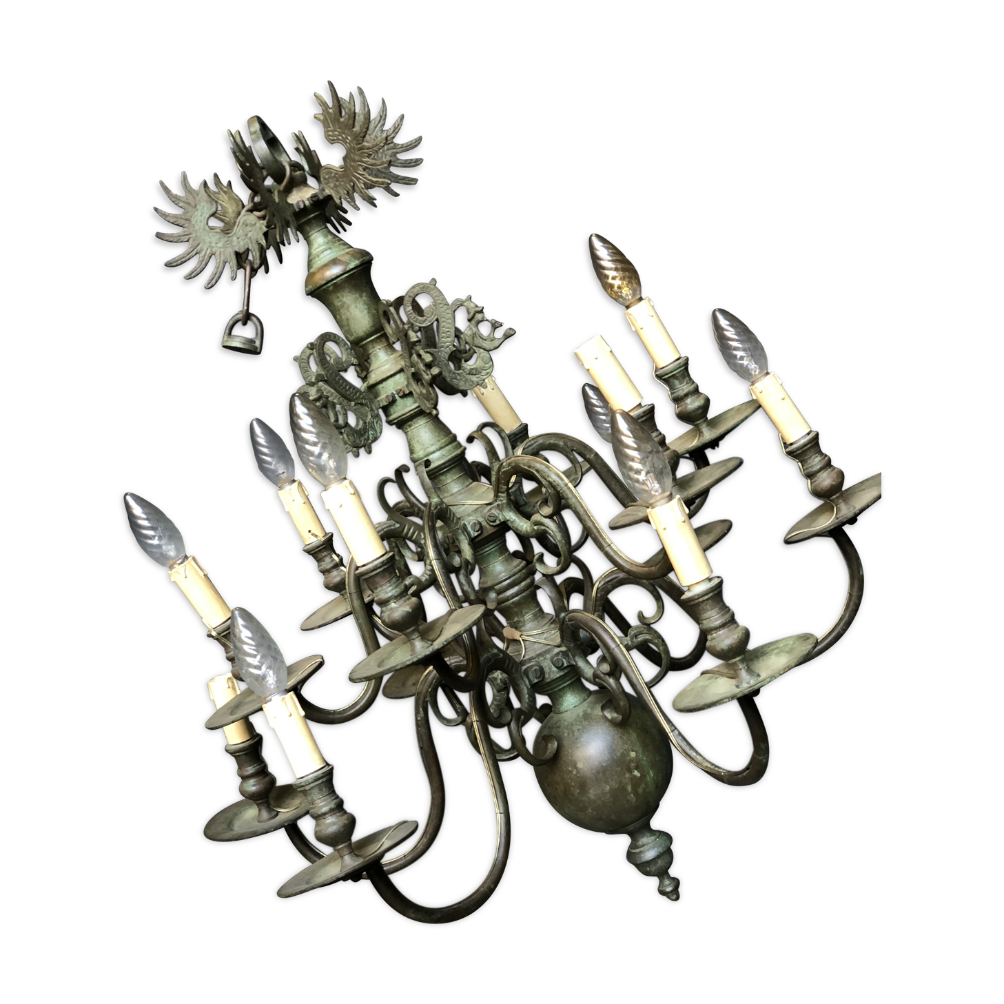 Lustre en bronze