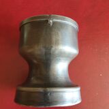 Tin candle holder for large candle