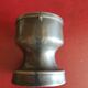 Tin candle holder for large candle