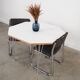 White table, Danish design, 1980s, made in Denmark
