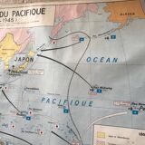 School poster School Map War 1939 1945