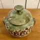 Pot or glazed ceramic pocket.