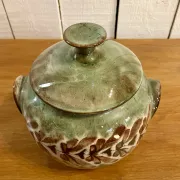 Pot, vide poche en céramique émaillée
