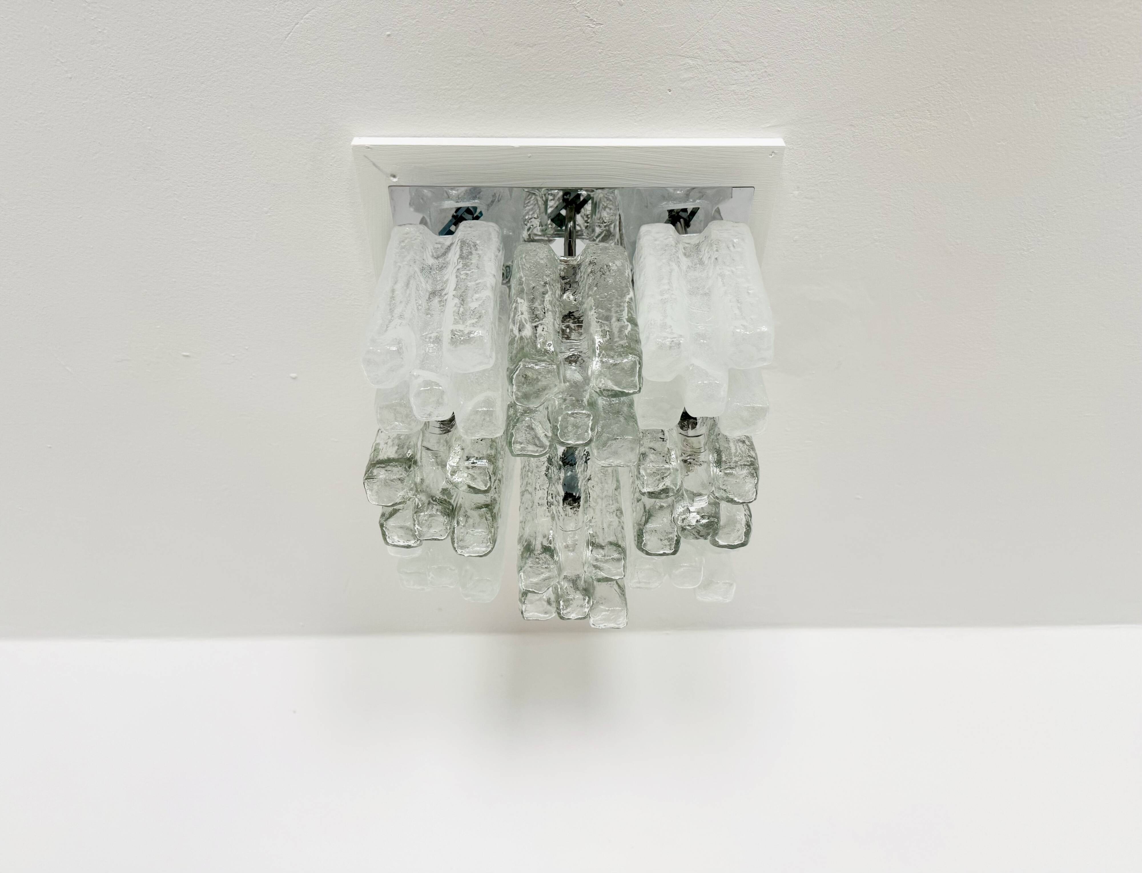 Austrian Granada Flush Light by J.T. Kalmar