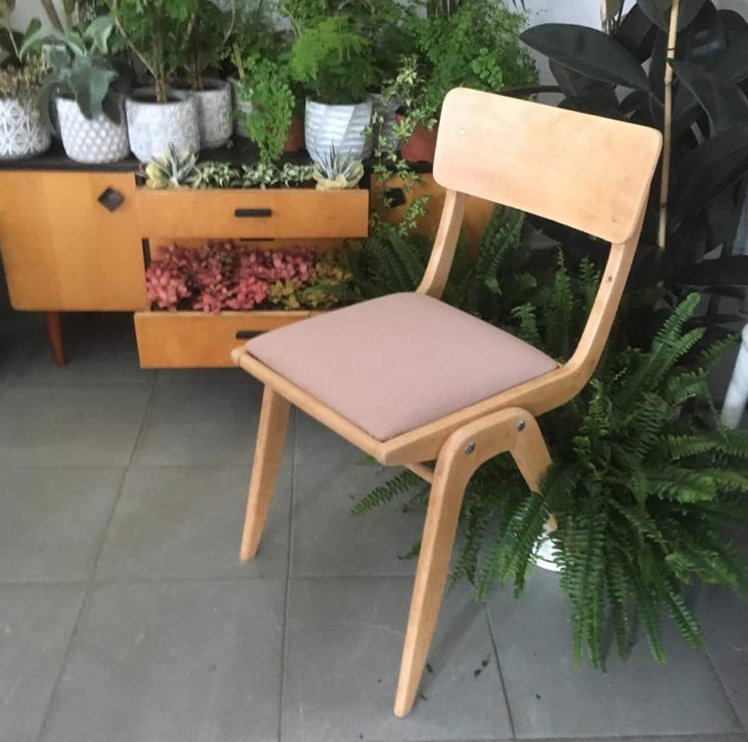 "Boomerang chair", polish chair, 50s