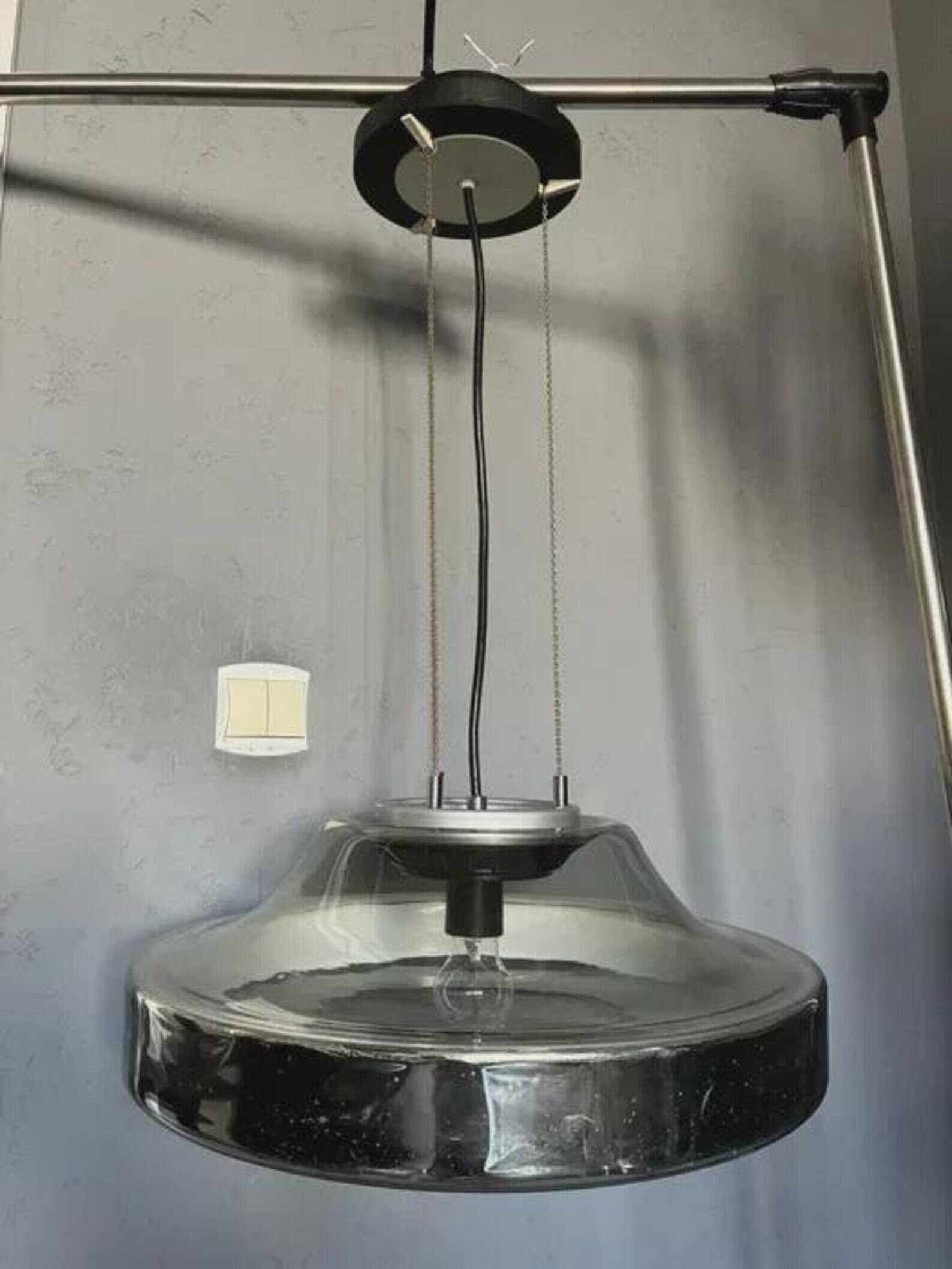 Peill & Putzler Pendant Lamp, 1970s vintage retro space age