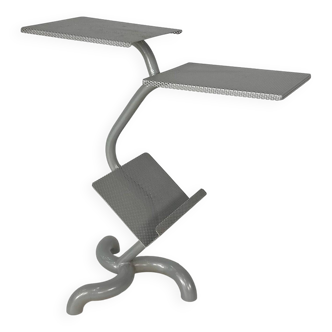 Postmodern Italian Perforated Sidetable, 1980s