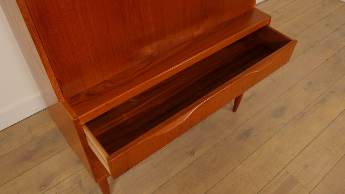 Vintage writing desk | Erling Torvits | Teak | 104 cm