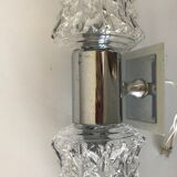 Applique en verre à motifs géométriques
