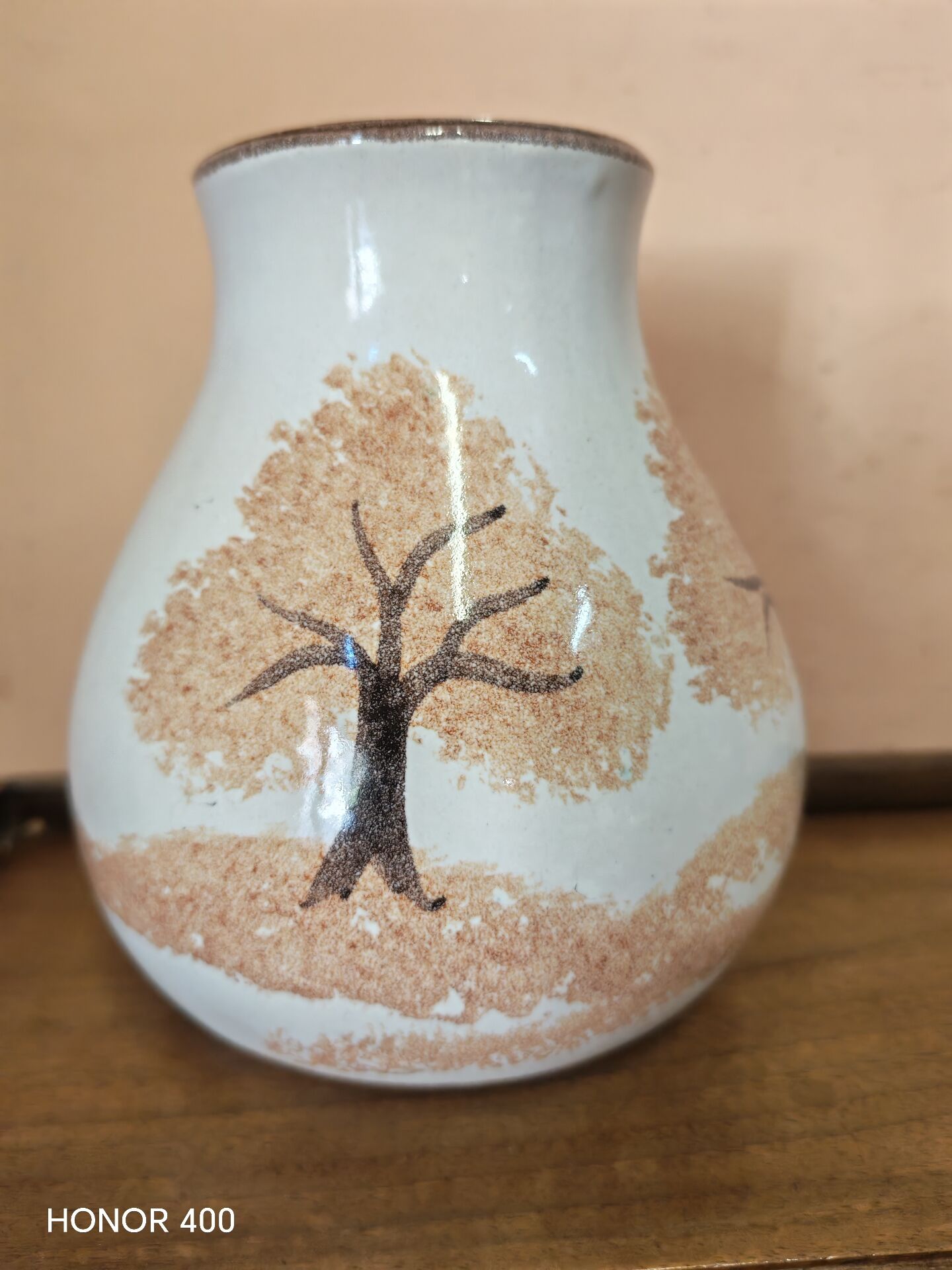 Vintage vase Bay Keramik tree decor West Germany