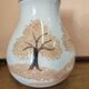 Vintage vase Bay Keramik tree decor West Germany