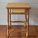 Rattan and wicker desk