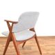 Chaise de salle à manger en chêne suédois du milieu du siècle de Broderna Johansson, années 1960.