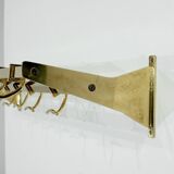 Complete brass coat rack, Italy 1950s.