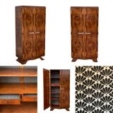Art Deco cabinet walnut bramble H149