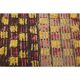 Vintage Turkish Hand-Knotted Wool Cotton Yellow Kilim Runner Rug 136x307
