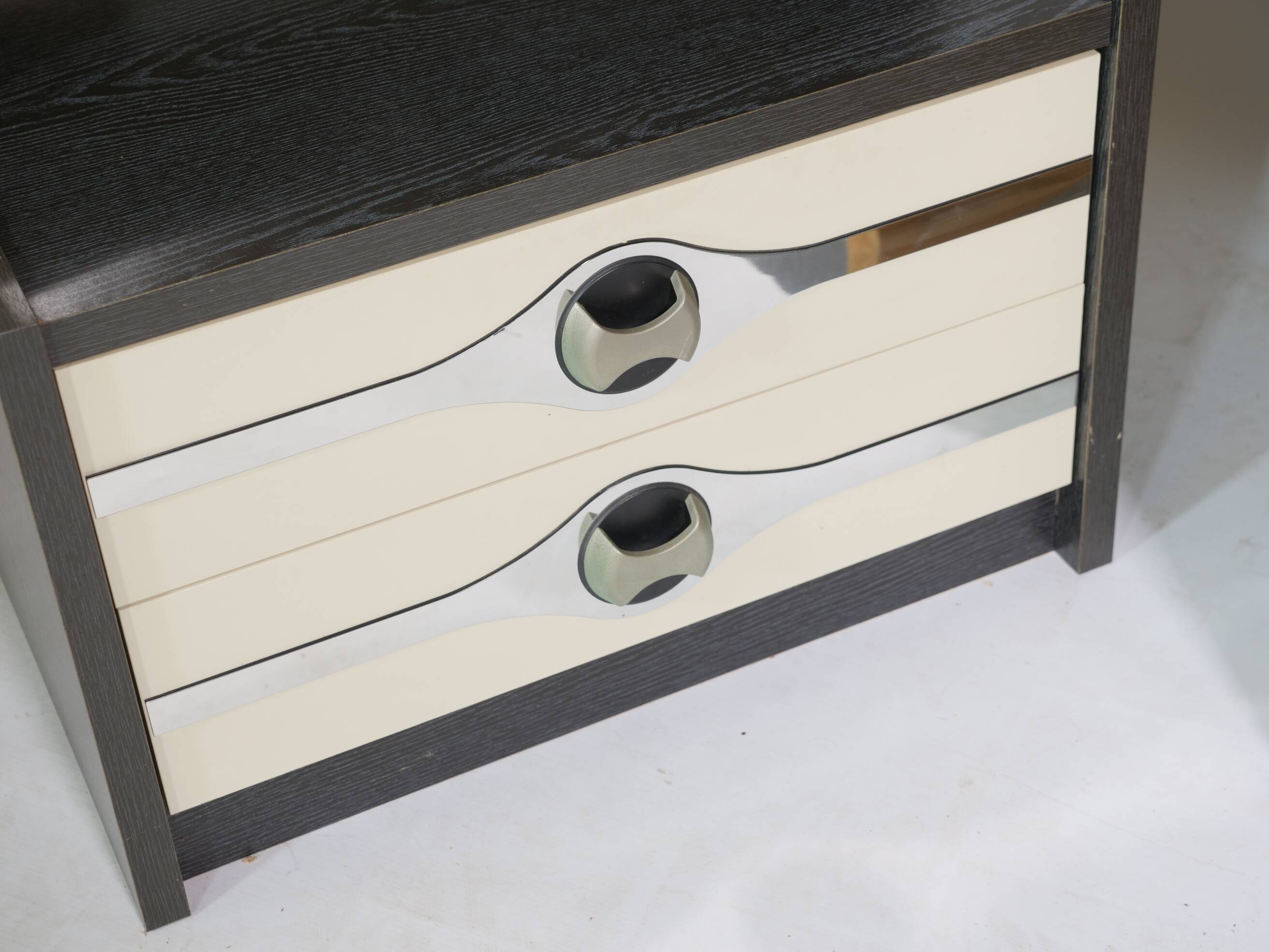 Modernist space age chest of drawers sideboard cabinet, 70s