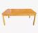 Rectangular coffee table in solid pine wood.