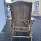 Rattan lounge chair