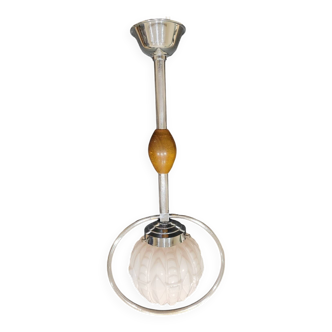 Art Deco style opaline suspension