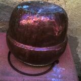 Old copper cauldron