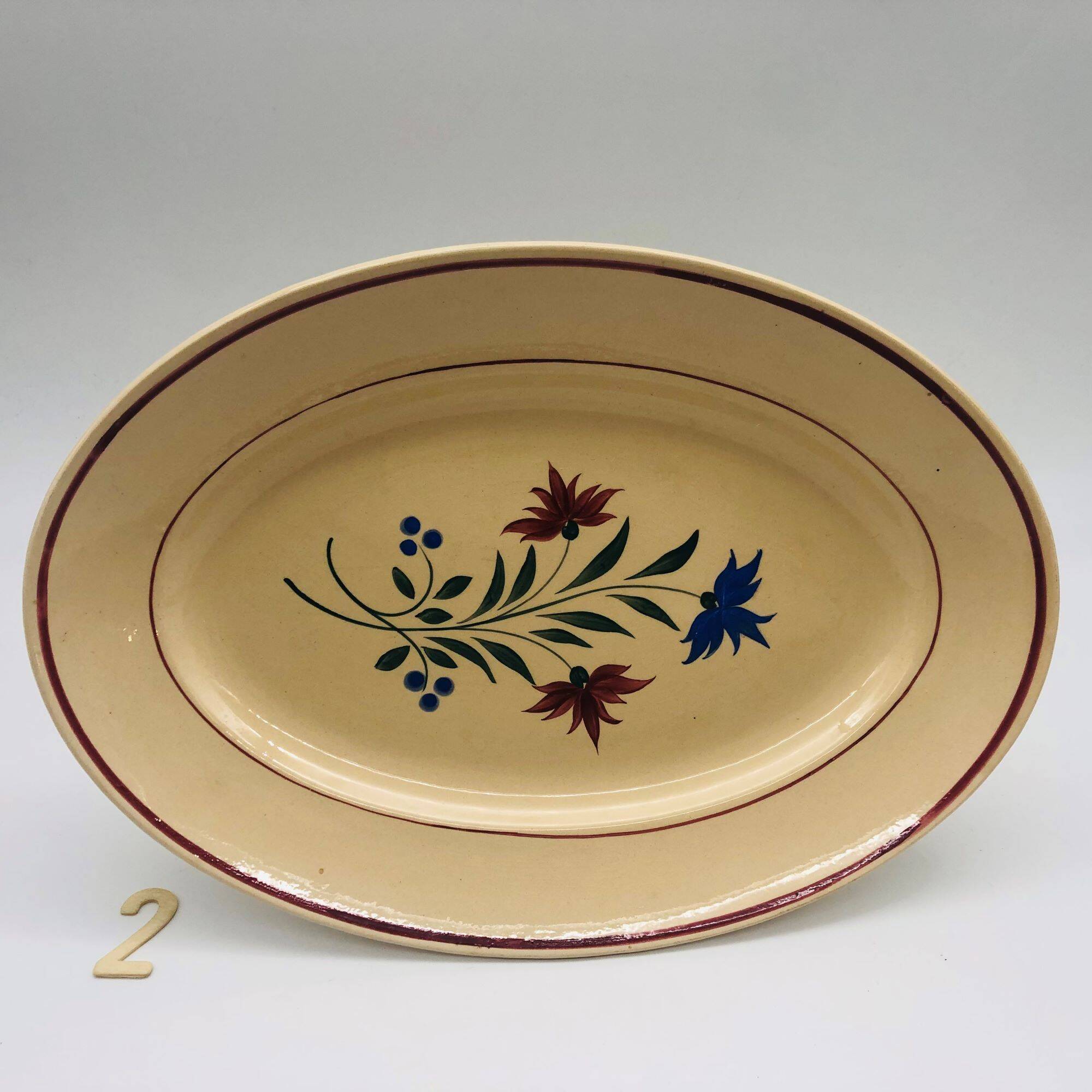 Three K&G Lunéville serving dishes, "Denise" model