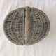 Panier en osier ancien pour enfants