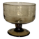 Large vintage 1960s smoked bubble glass bowl from Biot.