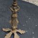 Foot of lamp statuette woman in regulates art deco