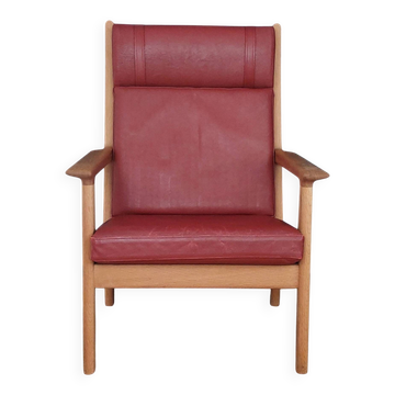 High Back Lounge Chair GE 265 by H J Wegner For Getama.