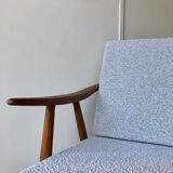 Boomerang armchair TON